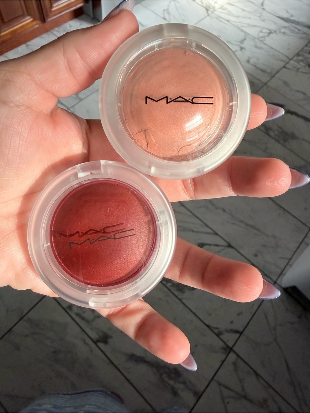 MAC Glow play Cream Blush Duo — Big Diva Energy & So Natural